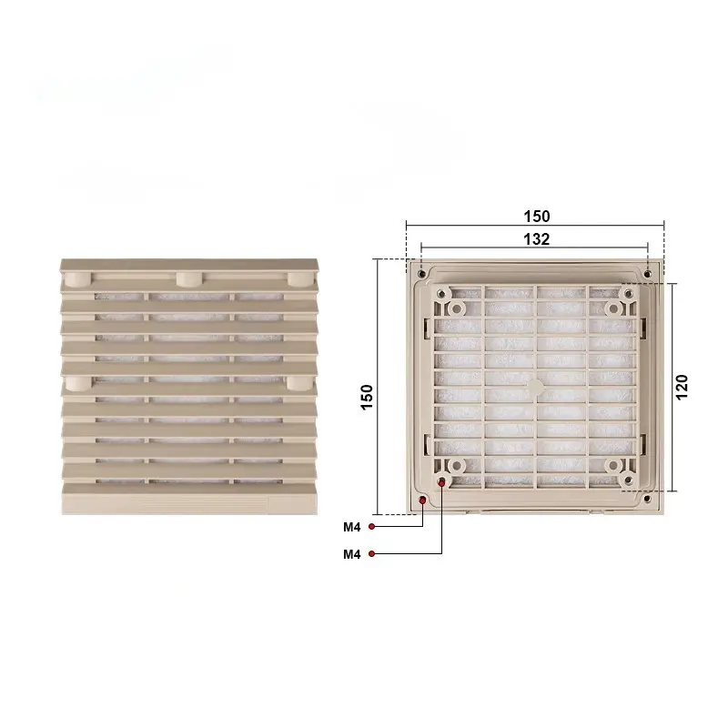 Janela de ventilação do gabinete Janela de ventilação do gabinete
