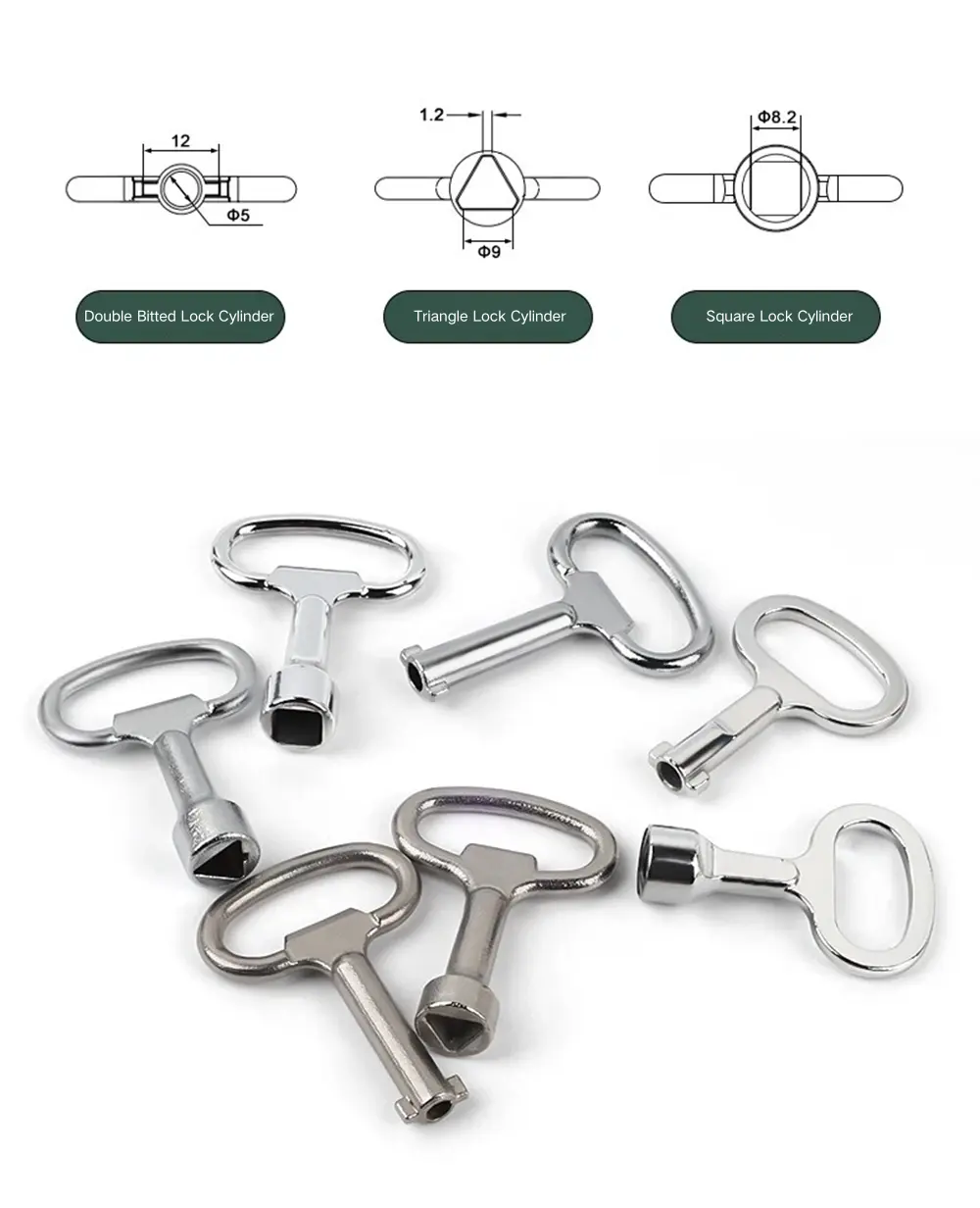 Zinc Alloy Double Bit Key